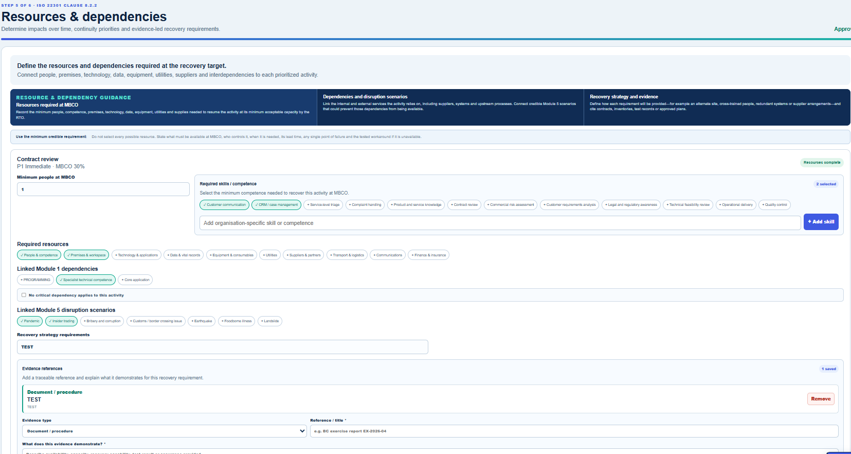 RPG Module 6 resources dependencies